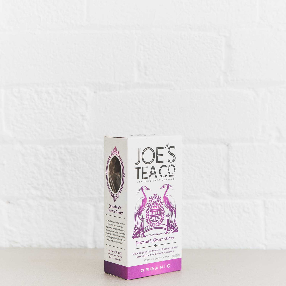 Jasmine's Green Glory tea bags