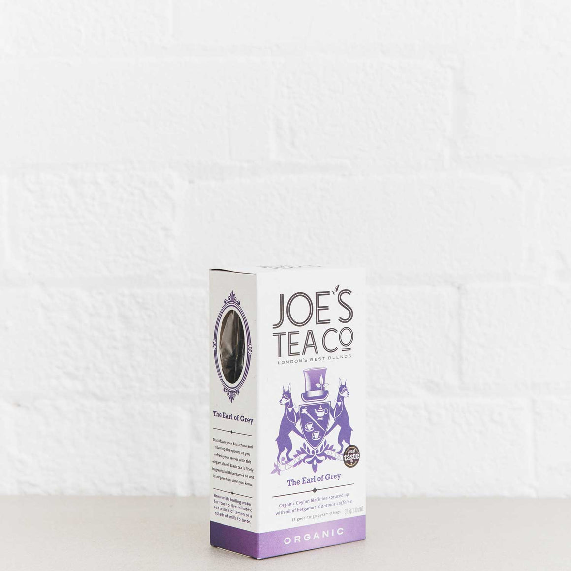 The Earl of Grey tea bags