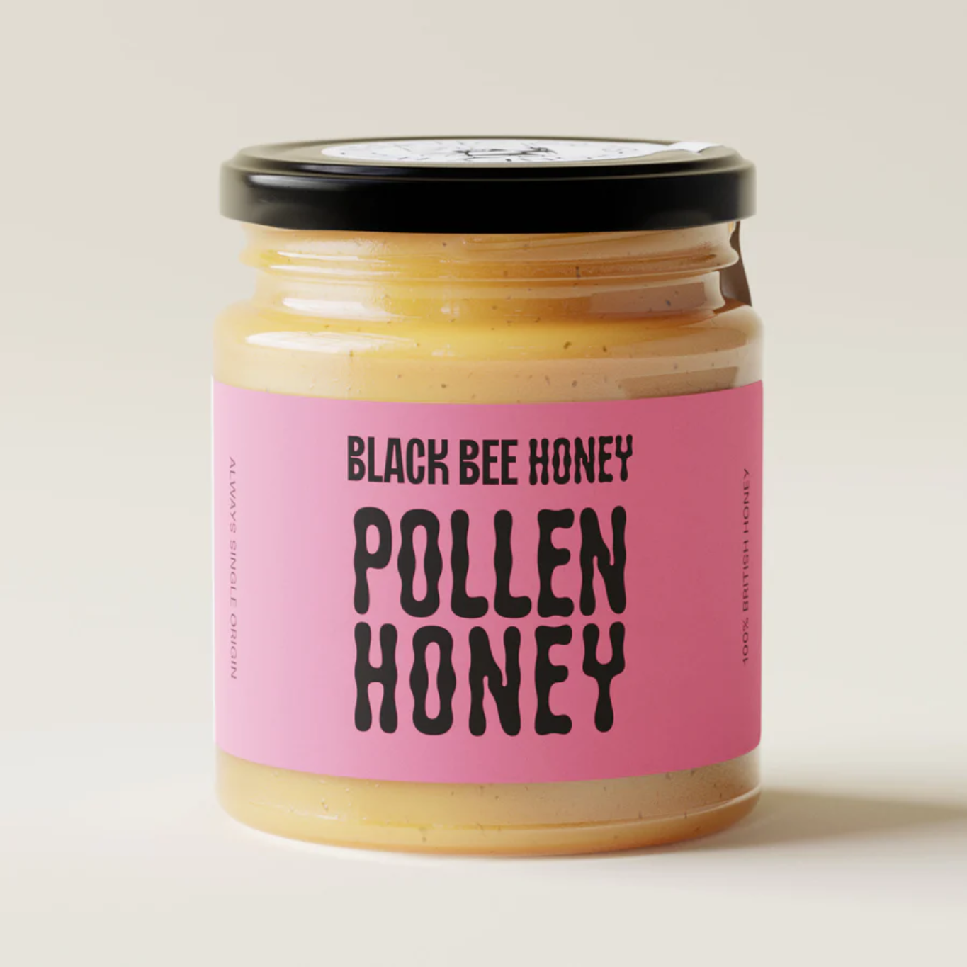 BLACK BEE HONEY BRITISH HONEY & POLLEN 227G