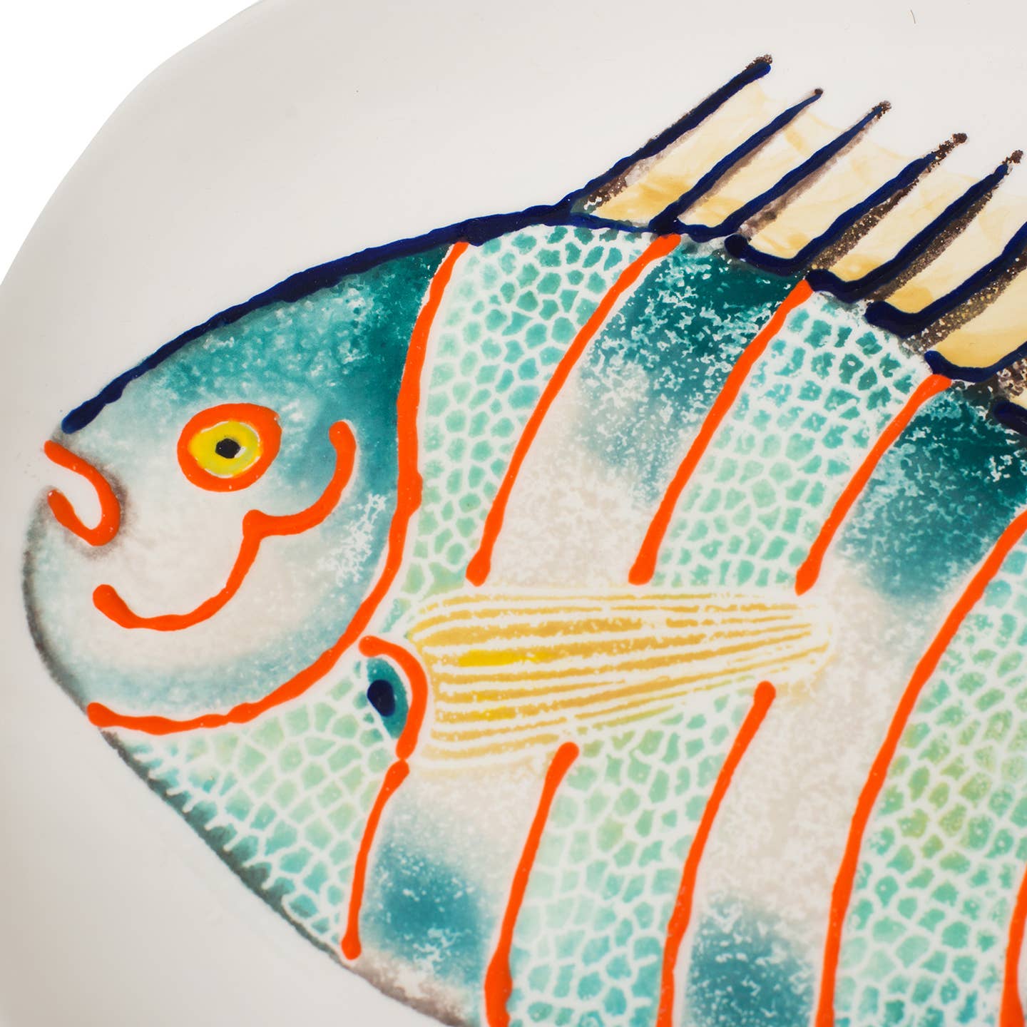 Fantastical Fish Medium Oval Platter | Ceramic