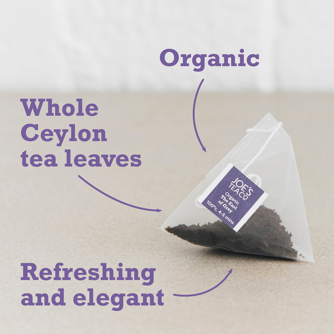 The Earl of Grey tea bags