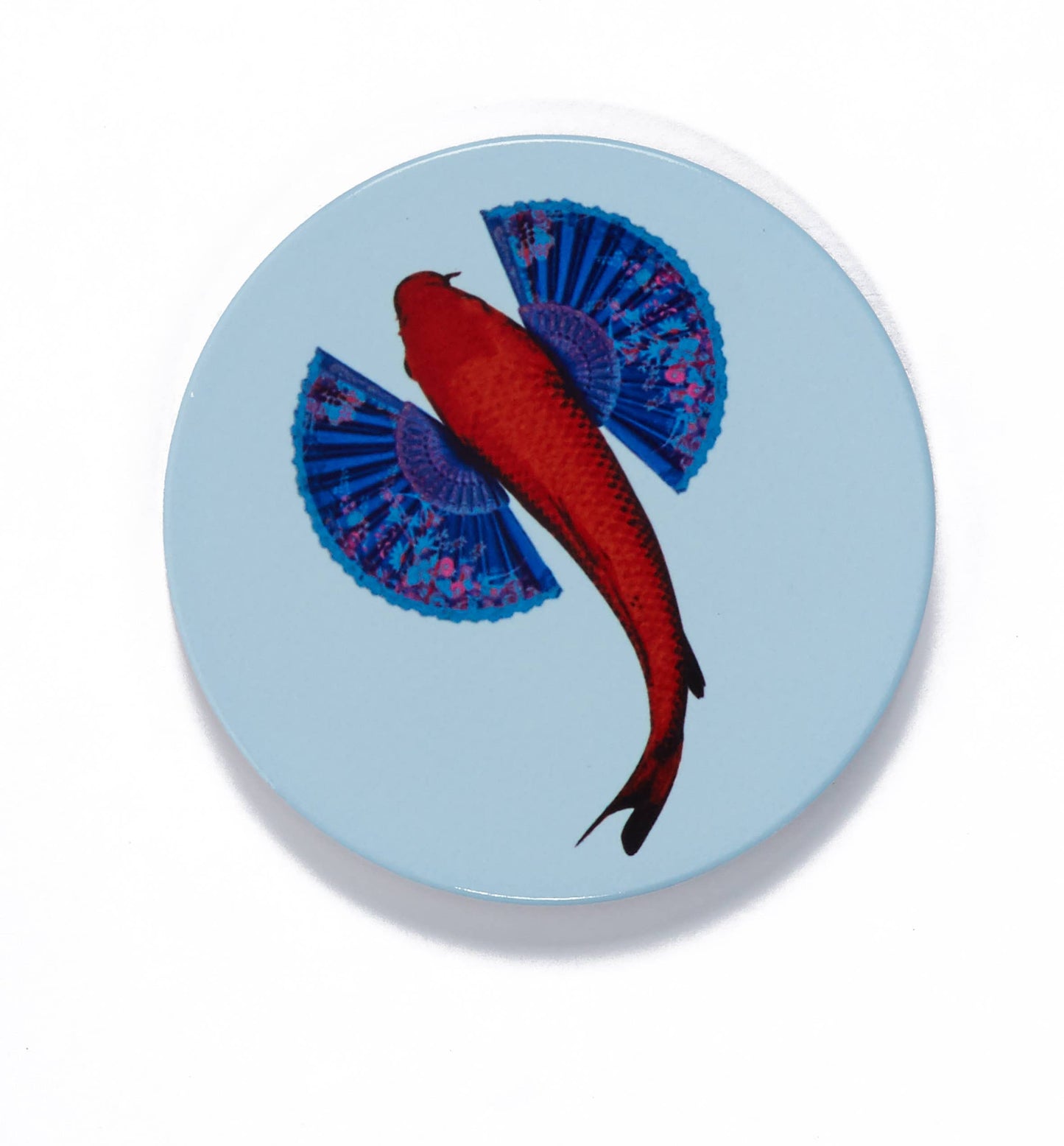 Set of 4 Fishkoï ceramic coasters